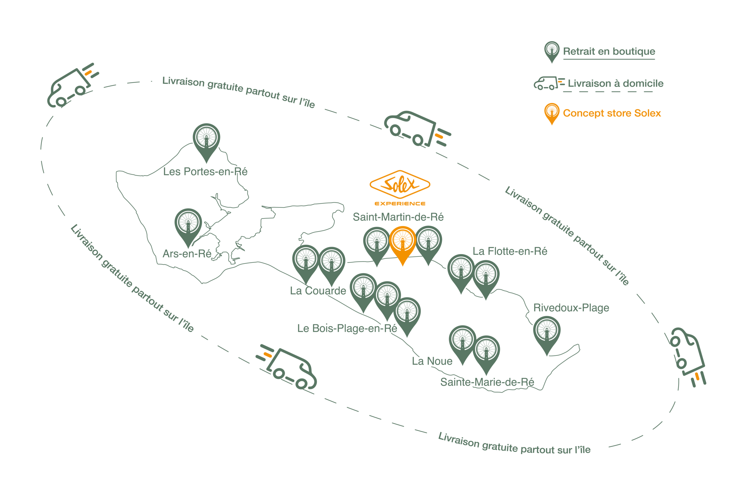 Carte point de location